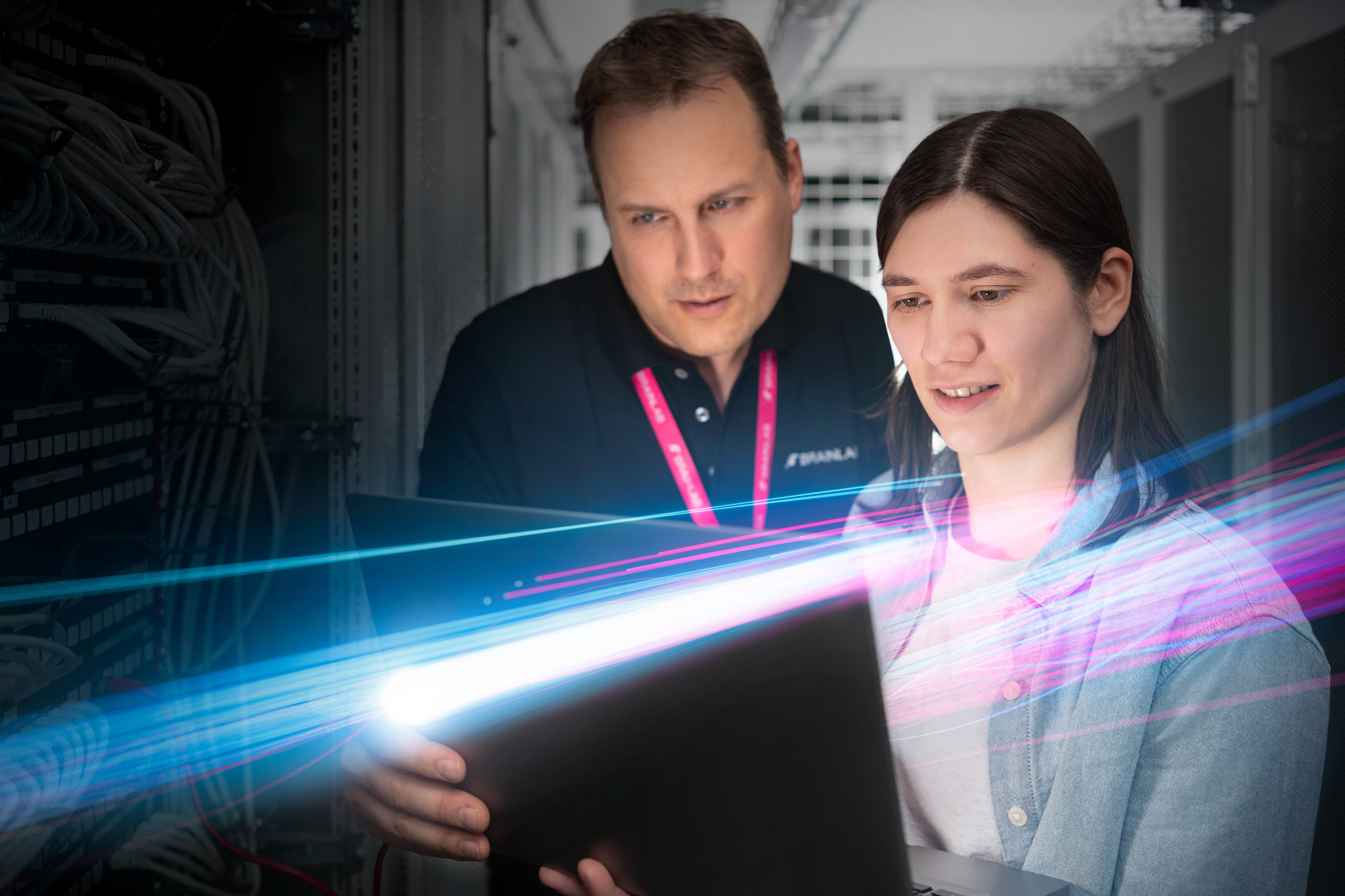 Brainlab Employees are pictured working in IT