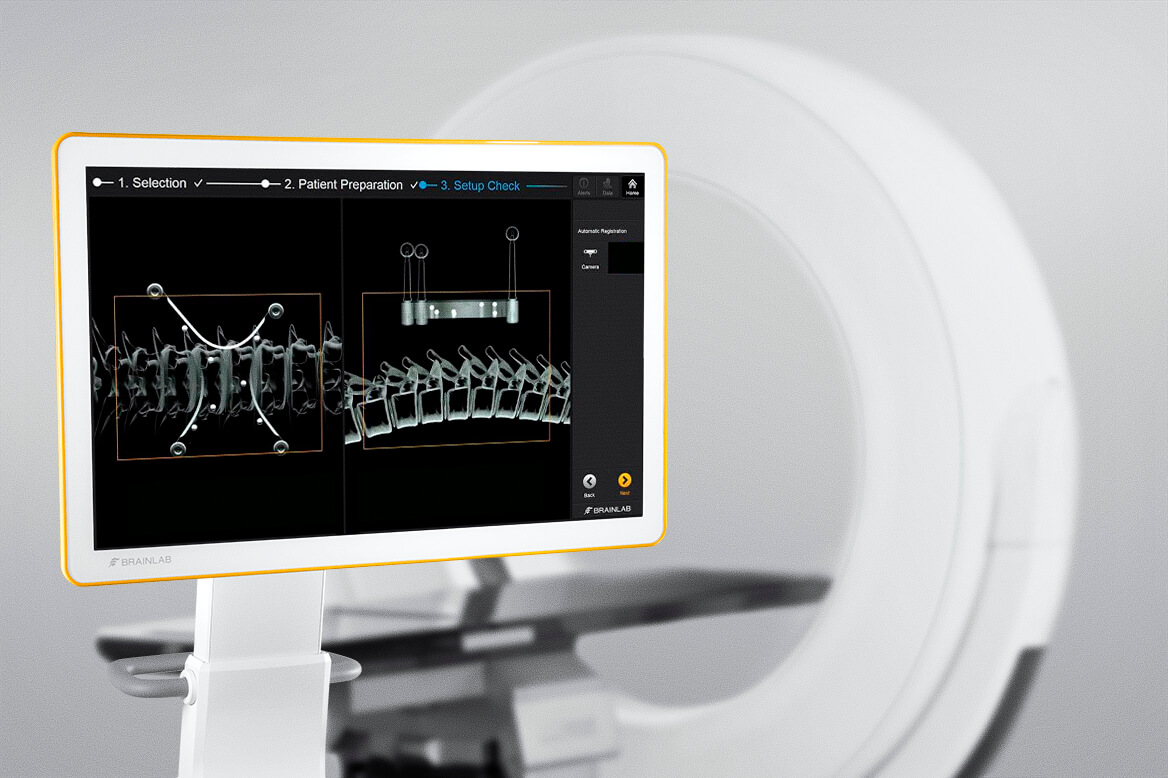 Простая регистрация изображений с помощью технологии Universal AIR для навигируемой спинальной хирургии
